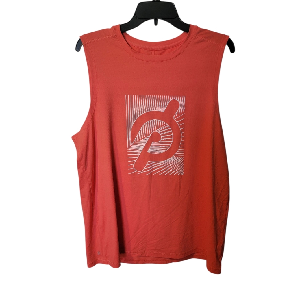 Womens Peloton Sleeveless Tank Orange‎ Size Large